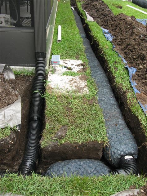 electrical box drains|backyard drainage diagram.